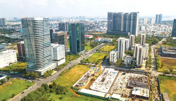 Thị trường bất động sản TP.HCM tiếp tục tăng trưởng âm
