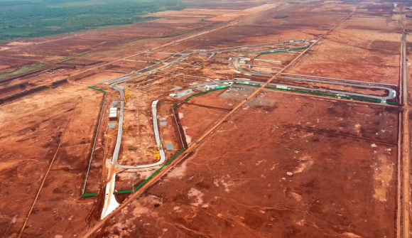 Lộ diện hình hài nhà ga hành khách Cảng hàng không quốc tế Long Thành sau 2 tháng thi công