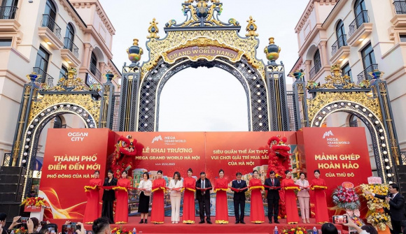 Khai trương siêu quần thể ẩm thực- vui chơi giải trí- mua sắm Mega Grand World Hà Nội