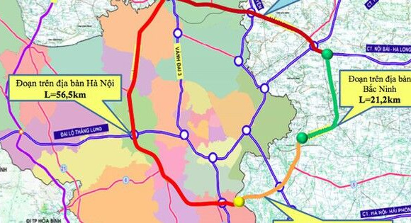 Chi hơn 13.000 tỉ đồng giải phóng mặt bằng, tái định cư dự án đường Vành đai 4