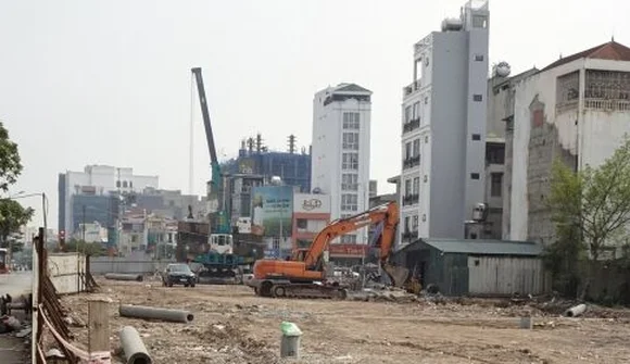 Hà Nội: Tuyến đường nghìn tỷ thi công trở lại sau nhiều năm “ngủ đông”