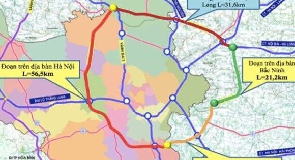 Hà Nội sẽ khởi công dự án đường Vành đai 4 vào tháng 6/2023
