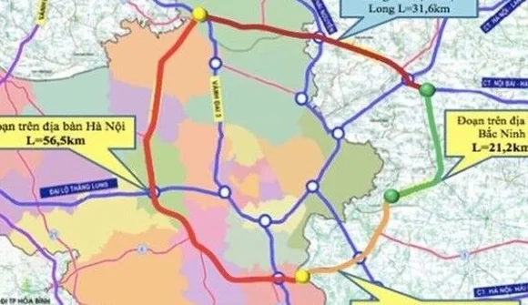 Hà Nội sẽ khởi công dự án đường Vành đai 4 vào tháng 6/2023