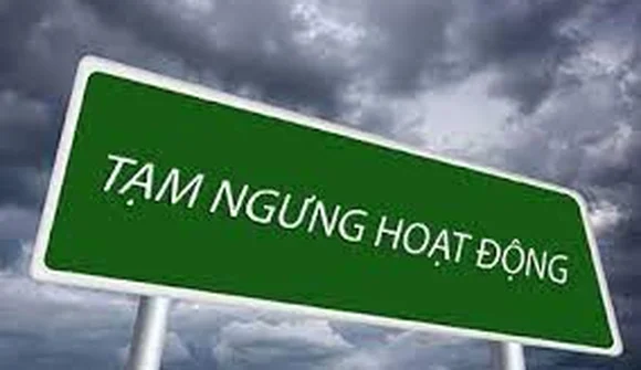 Một công ty xây dựng tạm ngừng kinh doanh do hết tiền