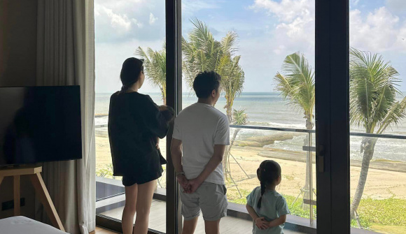 Hé lộ hình ảnh căn biệt thự view “triệu đô” vợ chồng Cường Đô La sắp nhận bàn giao