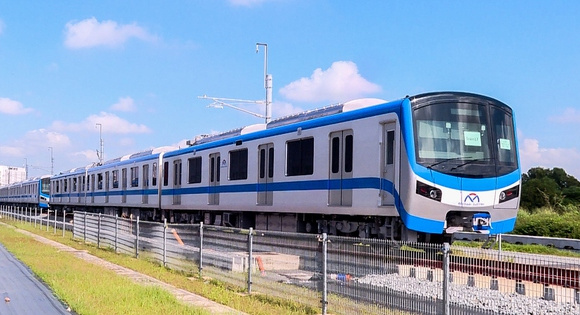 Tàu Metro số 1 chạy thử toàn tuyến vào ngày 29/8