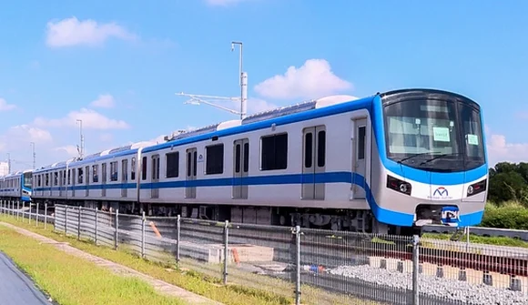 Tàu Metro số 1 chạy thử toàn tuyến vào ngày 29/8