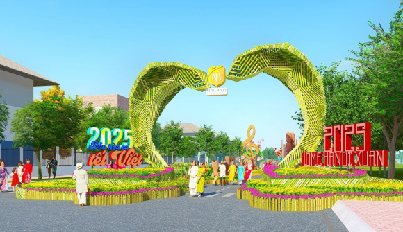 Lắng nghe thanh âm Tết Việt tại đường hoa Home Hanoi Xuan 2025