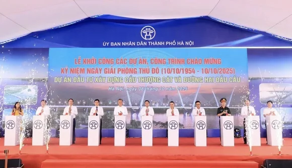 Hà Nội khởi công dự án đầu tư xây dựng cầu Thượng Cát