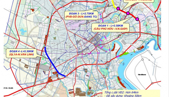 TP.Hồ Chí Minh tiếp tục thực hiện Dự án đường Vành đai 2 theo đúng quy mô đã được phê duyệt