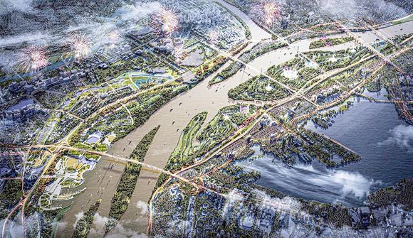 Hà Nội chốt ngày khởi công “siêu dự án” Trục Đại lộ sông Hồng và Khu đô thị Olympic