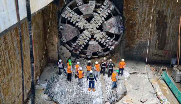 Hoàn thành khoan qua 4 ga ngầm đầu tiên Dự án Tuyến ĐSĐT số 3, đoạn Nhổn - ga Hà Nội