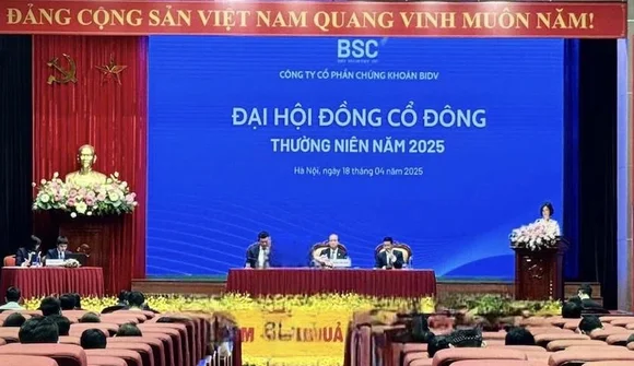 ĐHĐCĐ Chứng khoán BIDV (BSC): Lợi nhuận mục tiêu 560 tỷ đồng, dự kiến trả cổ tức tỷ lệ 10% trong năm 2025