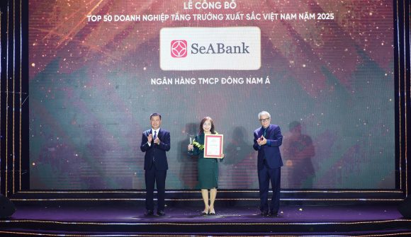 SeABank tăng 173 bậc trong bảng xếp hạng FAST500