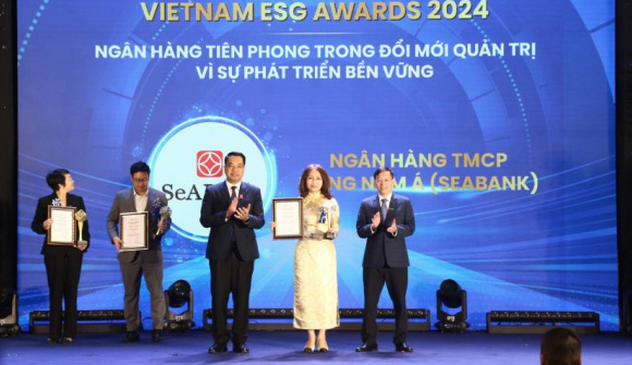SeABank được vinh danh “Ngân hàng tiên phong trong đổi mới quản trị vì sự phát triển bền vững” tại Vietnam ESG Awards