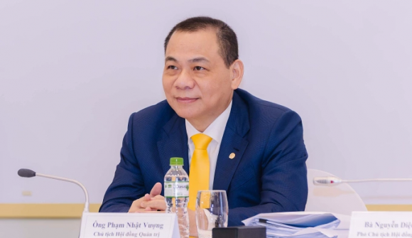 Ông Phạm Nhật Vượng góp thêm hơn 7.800 tỷ đồng cổ phiếu vào công ty đường sắt cao tốc VinSpeed