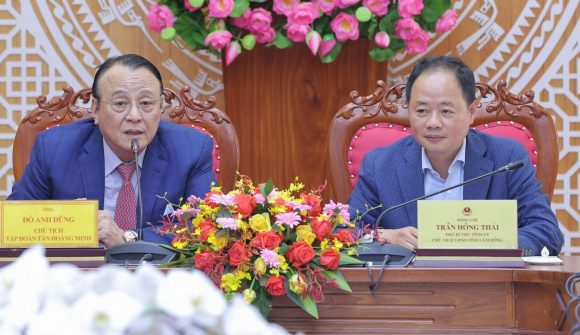 Tân Hoàng Minh khảo sát khu đô thị sinh thái 4.320 ha tại Đà Lạt với sự tham gia của Chủ tịch Đỗ Anh Dũng