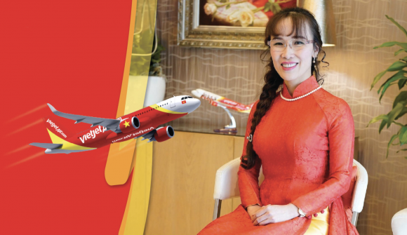 Cổ phiếu Vietjet tăng trần, tỷ phú Nguyễn Thị Phương Thảo trở thành người giàu thứ hai Việt Nam