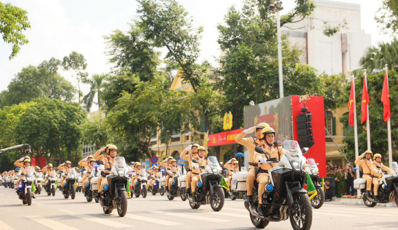 Hà Nội phân luồng giao thông phục vụ Lễ diễu binh, diễu hành dịp Quốc khánh 2/9
