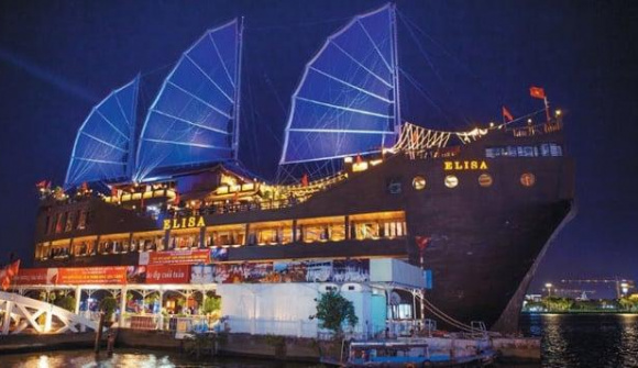 Agribank thông báo đấu giá tàu nhà hàng nổi Elisa lớn nhất Việt Nam