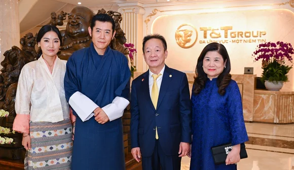 Quốc vương Bhutan và Hoàng hậu tới thăm Tập đoàn T&T Group