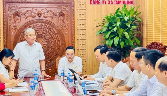 “Đại gia Điếu Cày" Lê Thanh Thản bất ngờ về xã vùng ven Hà Nội, cam kết đẩy nhanh dự án 182 ha chậm tiến độ hàng chục năm
