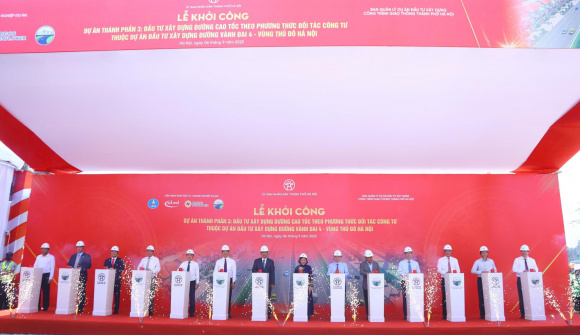 Hà Nội khởi công cao tốc trên Vành đai 4, vốn đầu tư hơn 56.000 tỷ đồng