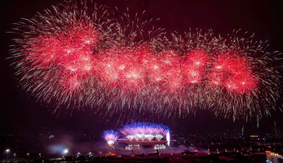 Mãn nhãn màn pháo hoa nghệ thuật đặc sắc chào mừng thành công Đại hội XIV của Đảng