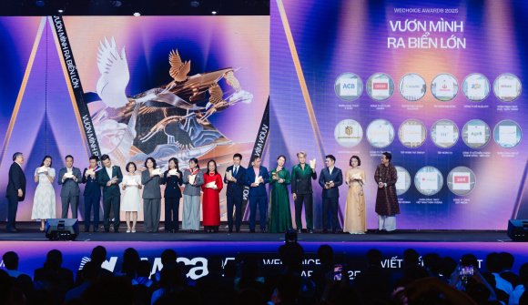 Masterise Homes “vươn mình ra biển lớn” tại Wechoice Awards 2025: Câu chuyện tái định hình chất lượng không gian sống của người Việt