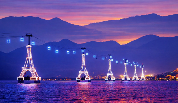 Cáp treo Vinpearl Nha Trang lọt Top cáp treo đẹp nhất châu Á