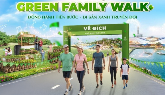 Giải đi bộ Green Family Walk: Hành trình “3 trong 1” tại Vinhomes Green Paradise