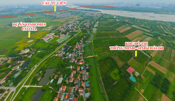 Dự án khu đô thị sinh thái 35.000 tỷ đồng của Vingroup đối diện Vinhomes Cổ Loa đón diễn biến mới