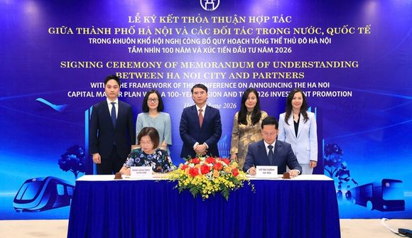 Hà Nội ký kết hợp tác với 5 ngân hàng, huy động nguồn vốn cho phát triển Thủ đô