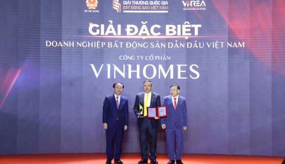 Vinhomes nhận “siêu giải thường” – dẫn đầu thị trường bất động sản Việt Nam