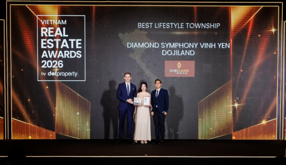 DOJILAND nhận giải thưởng danh giá tại DOT PROPERTY VIETNAM REAL ESTATE AWARDS 2026