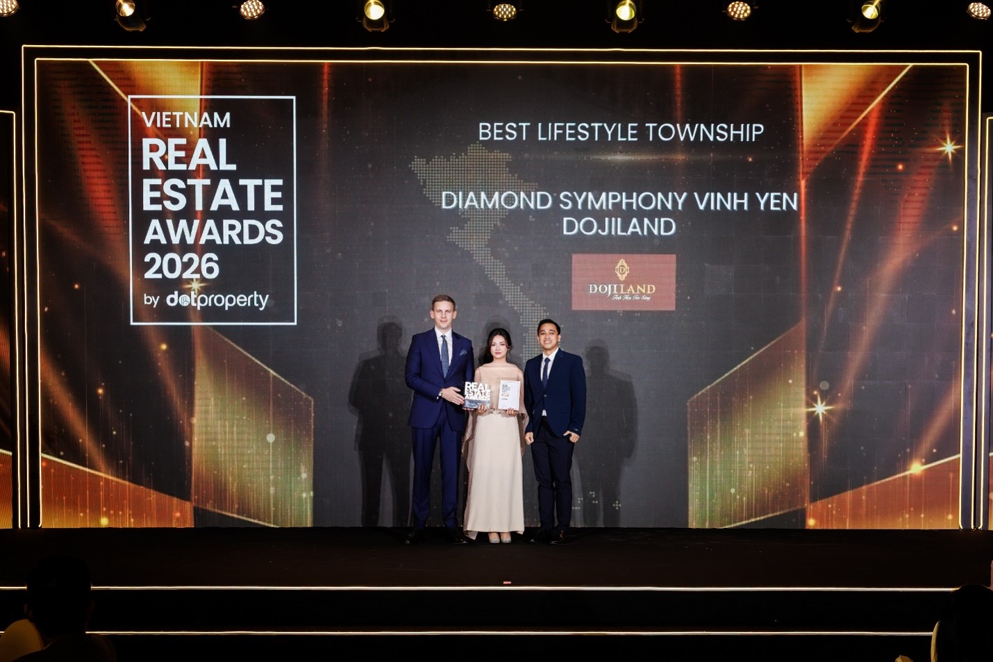 DOJILAND nhận giải thưởng danh giá tại DOT PROPERTY VIETNAM REAL ESTATE AWARDS 2026