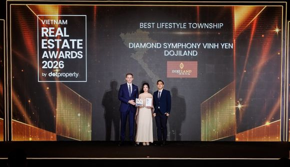 DOJILAND nhận giải thưởng danh giá tại DOT PROPERTY VIETNAM REAL ESTATE AWARDS 2026