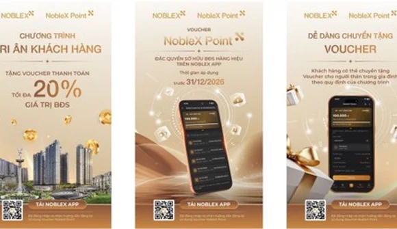 Sunshine Group tung chính sách tặng Voucher NobleX Point cho khách hàng thân thiết, dùng thanh toán tối đa 20% giá trị bất động sản mới