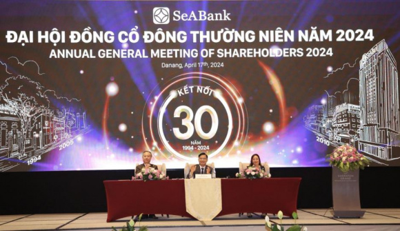 Đại hội đồng cổ đông thường niên 2024: SeABank đặt mục tiêu tăng trưởng 28%, tăng vốn điều lệ lên 30.000 tỷ đồng
