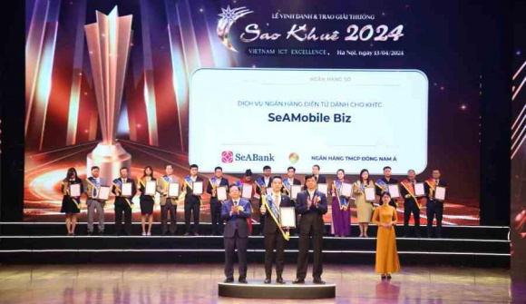 SeAMobile Biz của SeABank được vinh danh tại giải thưởng Sao Khuê
