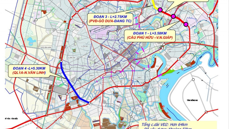TP.Hồ Chí Minh tiếp tục thực hiện Dự án đường Vành đai 2 theo đúng quy mô đã được phê duyệt