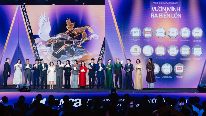 Masterise Homes “vươn mình ra biển lớn” tại Wechoice Awards 2025: Câu chuyện tái định hình chất lượng không gian sống của người Việt
