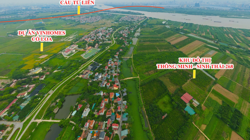 Dự án khu đô thị sinh thái 35.000 tỷ đồng của Vingroup đối diện Vinhomes Cổ Loa đón diễn biến mới