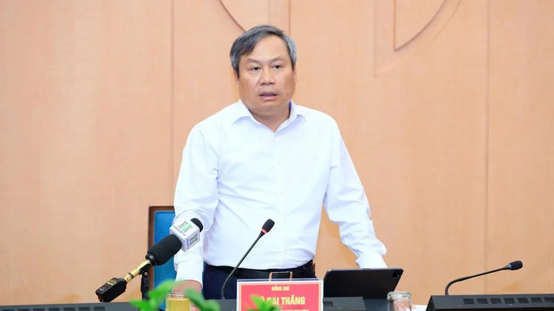 Chủ tịch Hà Nội Vũ Đại Thắng: Nghiên cứu tổng thể, xử lý căn cơ ngập úng lưu vực sông Bùi, sông Tích
