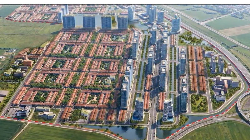 Hà Nội giao thêm 273 ha đất cho doanh nghiệp xây khu tái định cư di dân Trục đại lộ sông Hồng hơn 736.000 tỷ đồng