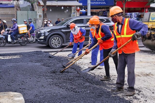 Diện mạo cầu cạn 10.000 tỷ đồng đi qua 4 quận Hà Nội trước ngày thông xe - Ảnh 10.