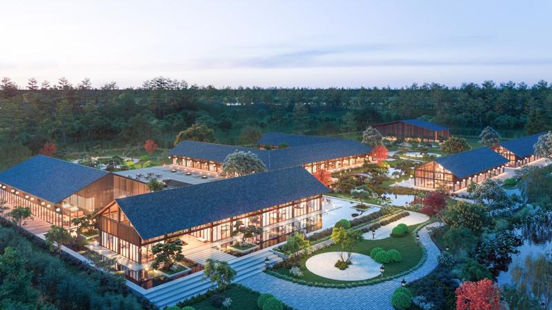 Tổ hợp Onsen Clubhouse rộng hơn 5.500m2.