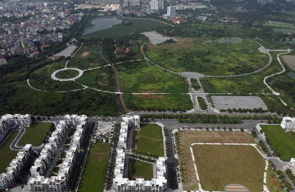 Một góc khu đô thị The Manor Central Park.